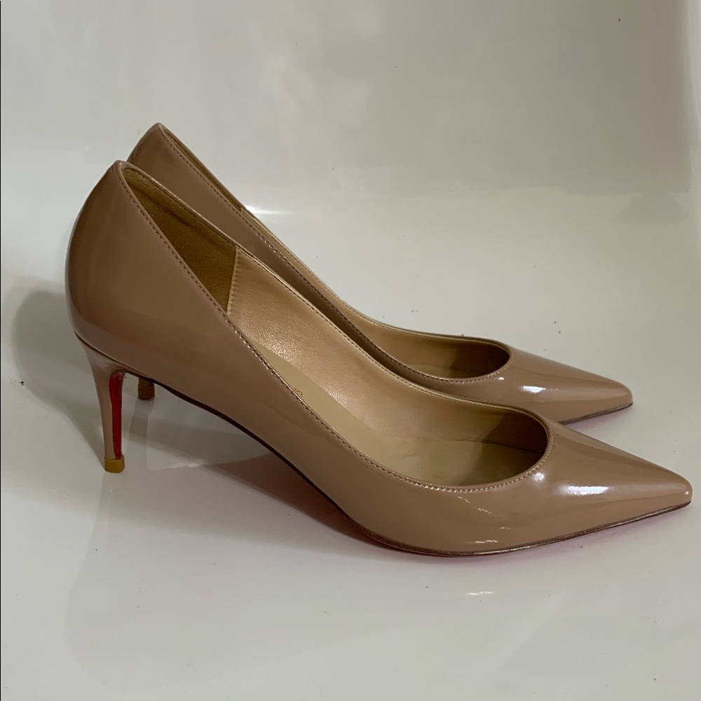 Christian Louboutin Pigalle Follies patent-leather pumps